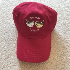 NWOT Forever 21 Red Pho Baseball Cap